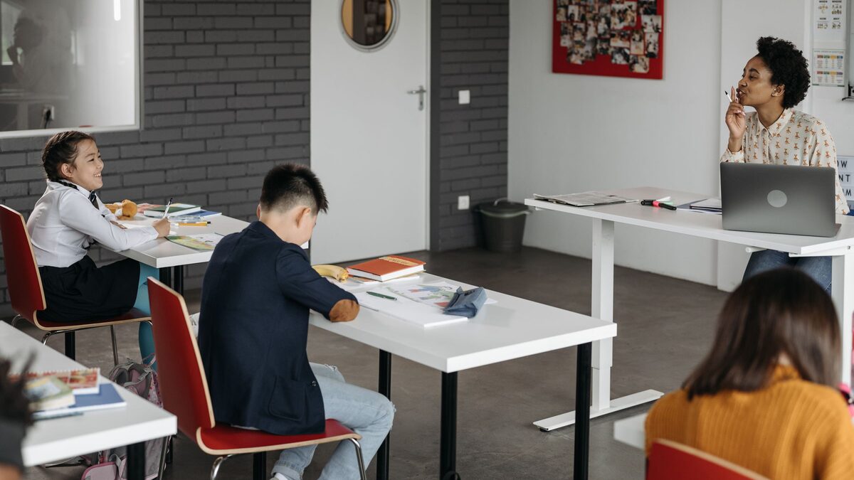 MEB ilkokullarda öğretmenlikte konulu temsilî fotoğraf
